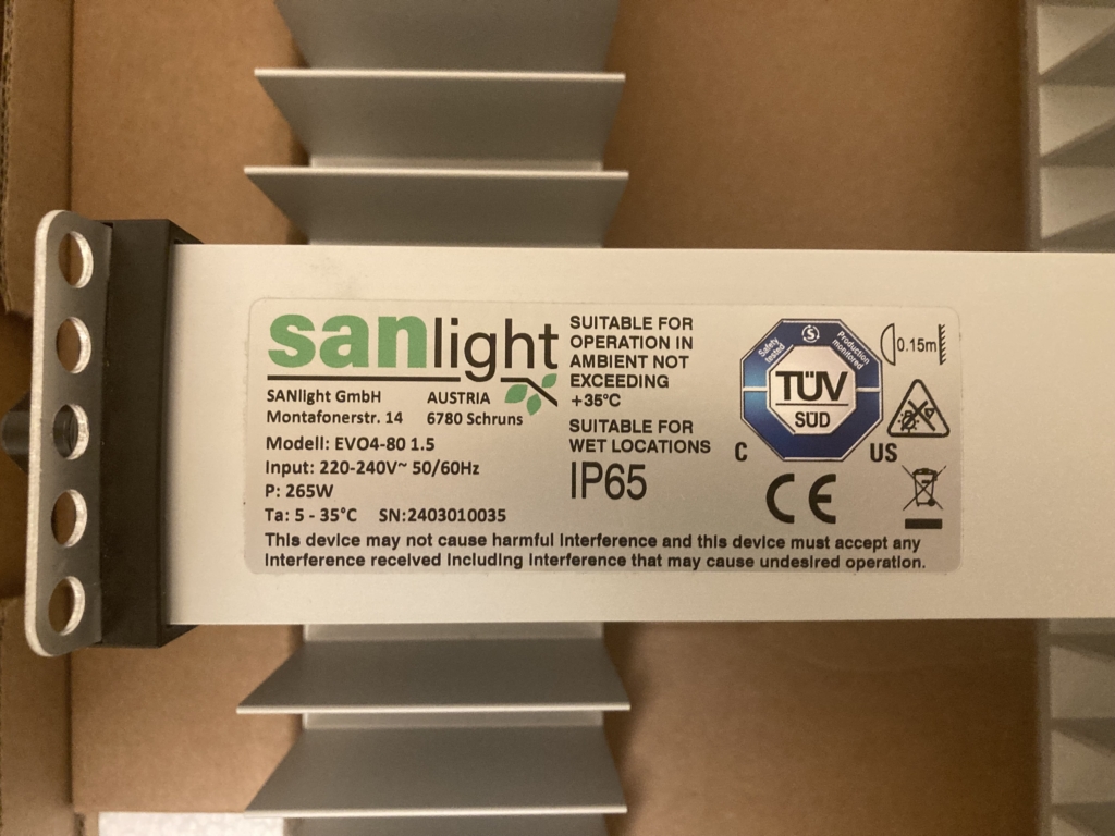 Schutzklasse-IP65 EVO 4-80 Schutzklasse IP65